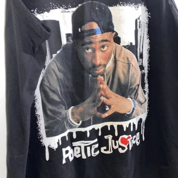 Poetic Justice Black Tank Top - Picture 3 of 12